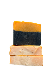 Orange & Activated charcoal Soap