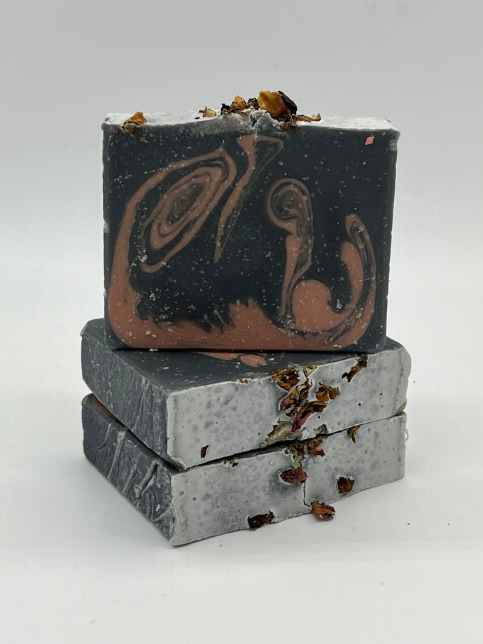 Charcoal and Rose Clay Soap
